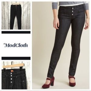 ModCloth Karaoke Seamstress highrise Jeans
